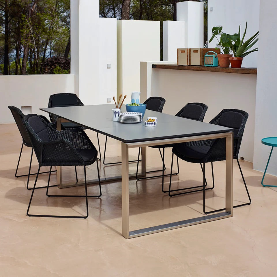 Cane-Line I Breeze Stuhl mit Kufenfüßen, 2er Set