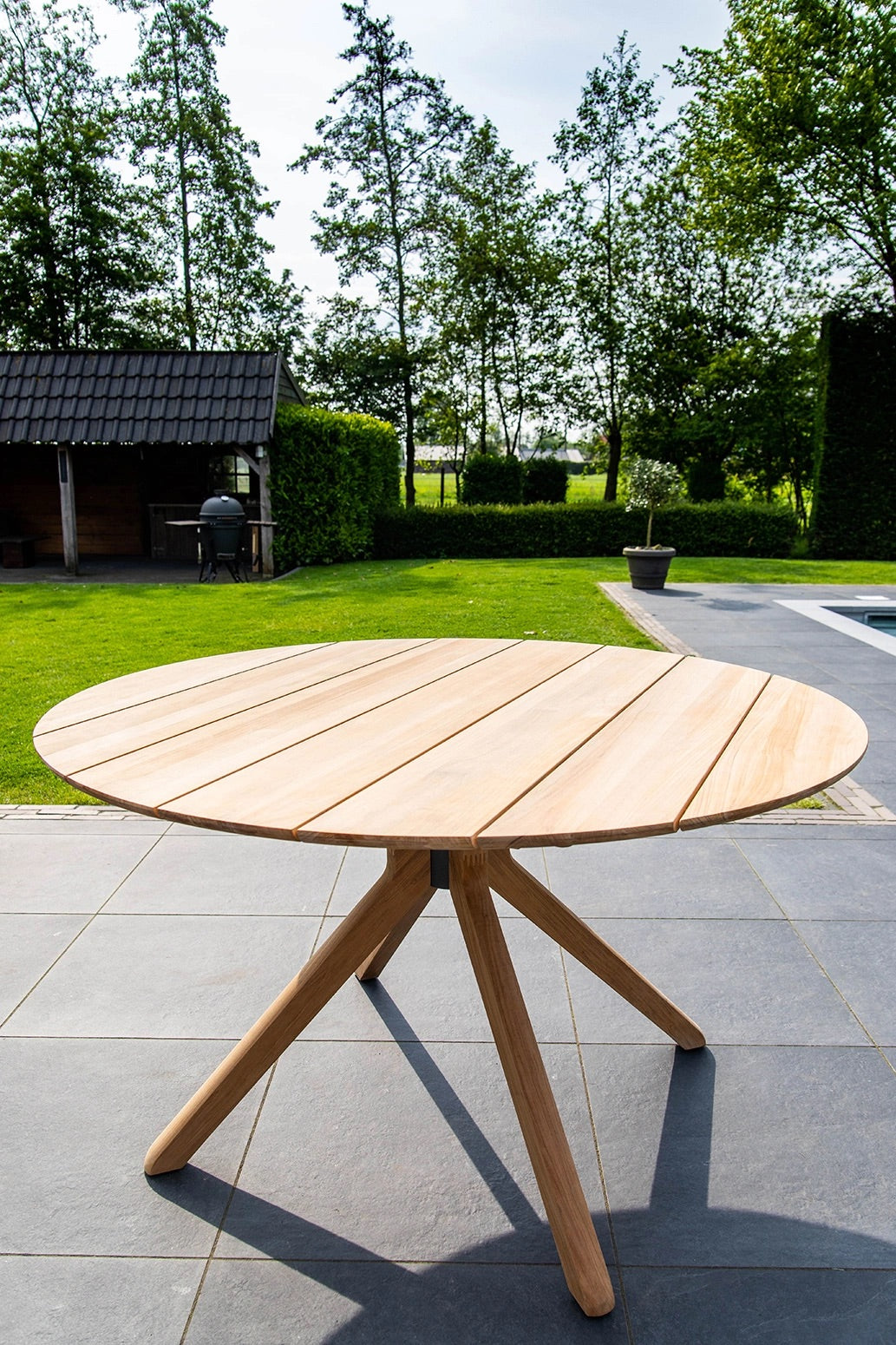 Traditional Teak I Carmen dining table, round