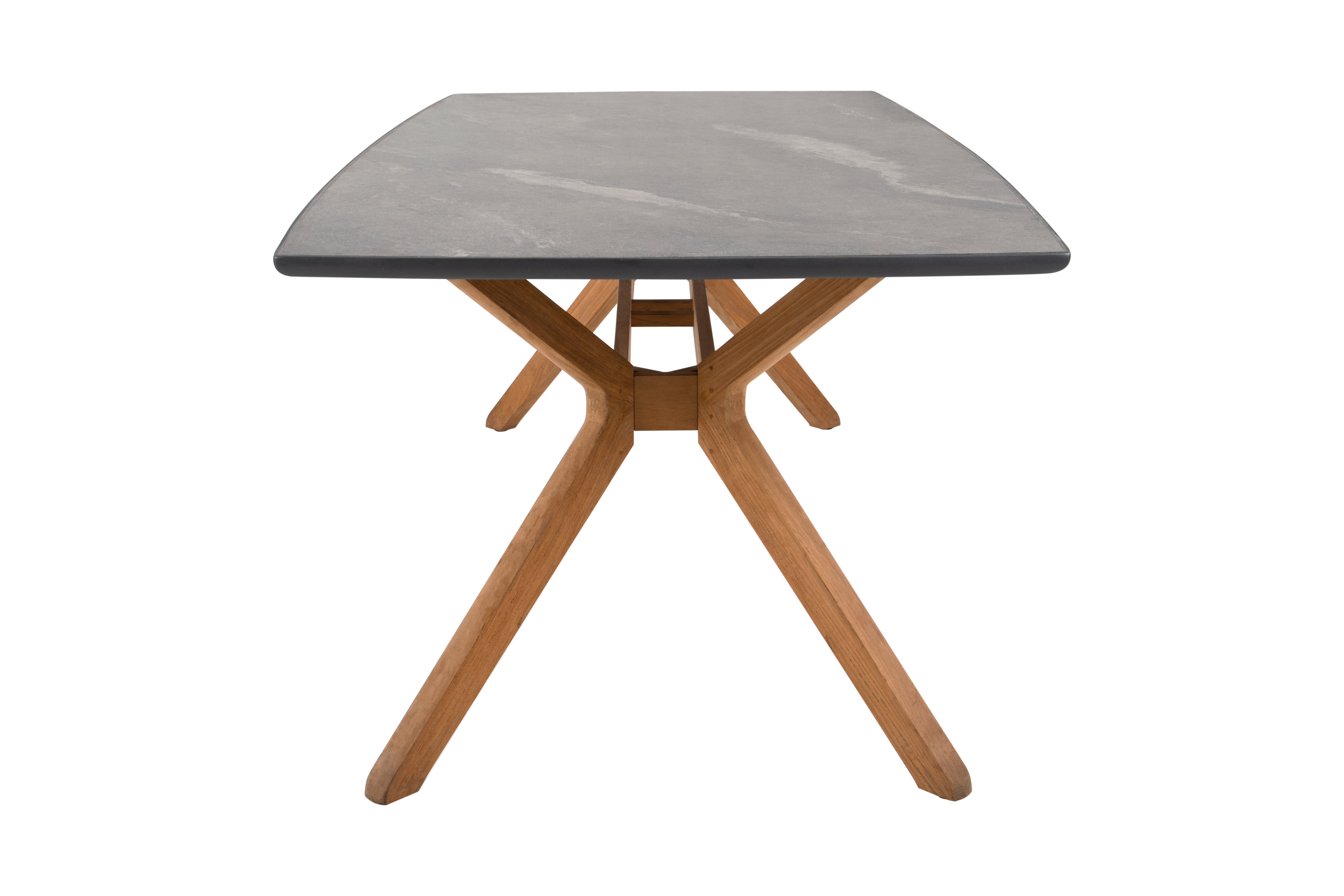 Traditional Teak I Carmen Esstisch mit Keramikplatte, rechteckig