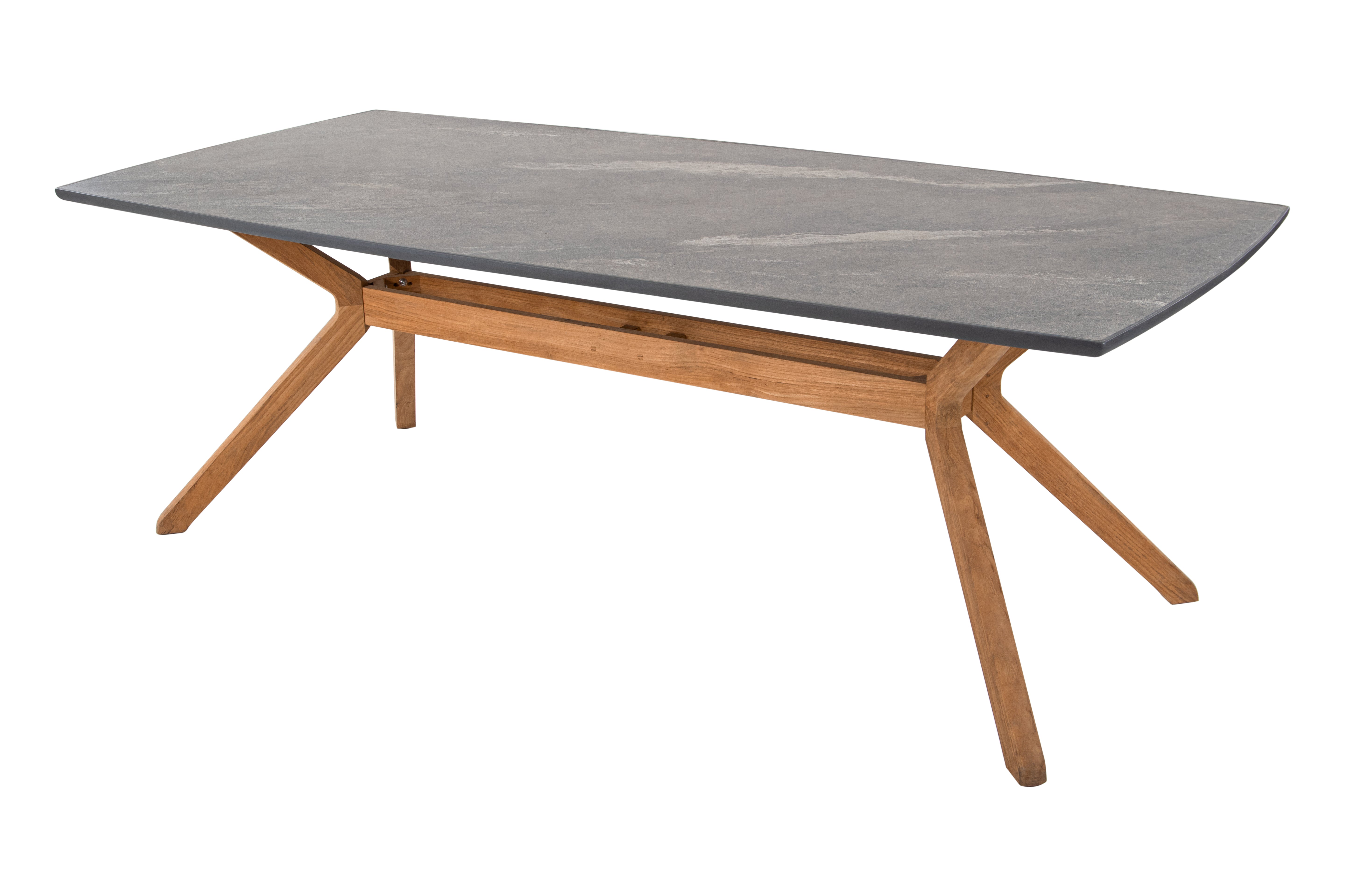 Traditional Teak I Carmen Esstisch mit Keramikplatte, rechteckig