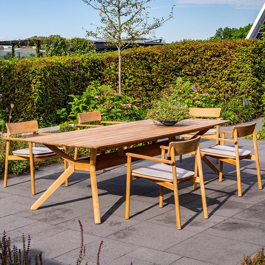 Traditional Teak I Carmen Esstisch, rechteckig