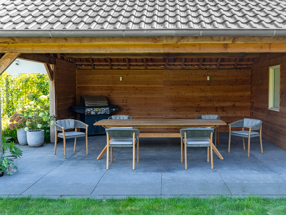 Traditional Teak I Carmen Esstisch, rechteckig