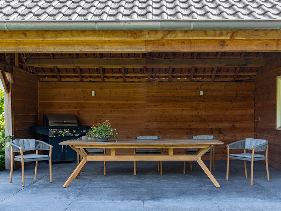 Traditional Teak I Carmen Esstisch, rechteckig