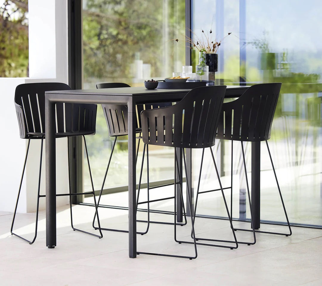 Cane-Line I Choice Barstuhl mit Stahlkufen