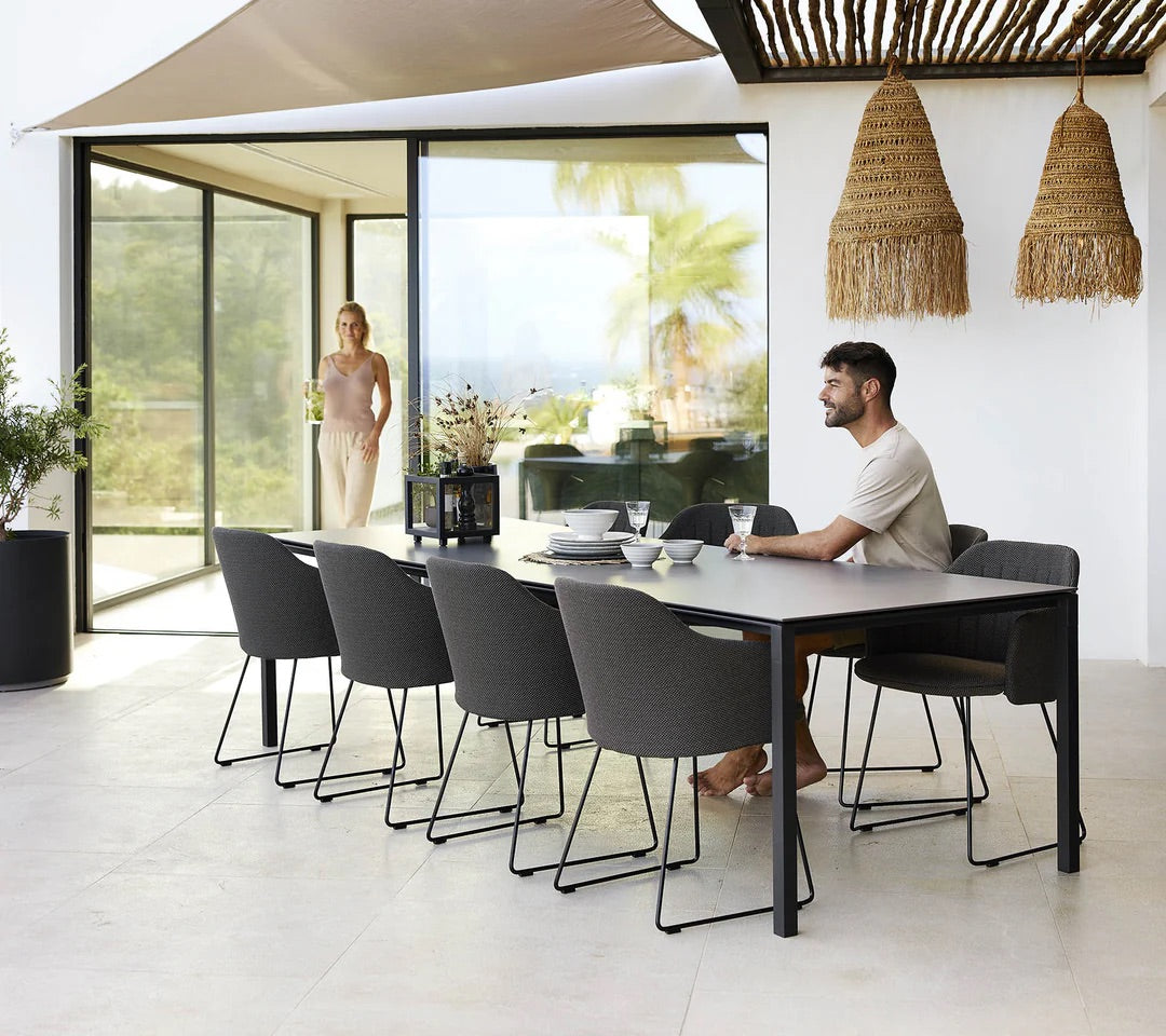 Cane-Line I Choice Armlehnenstuhl mit Stahlkufen