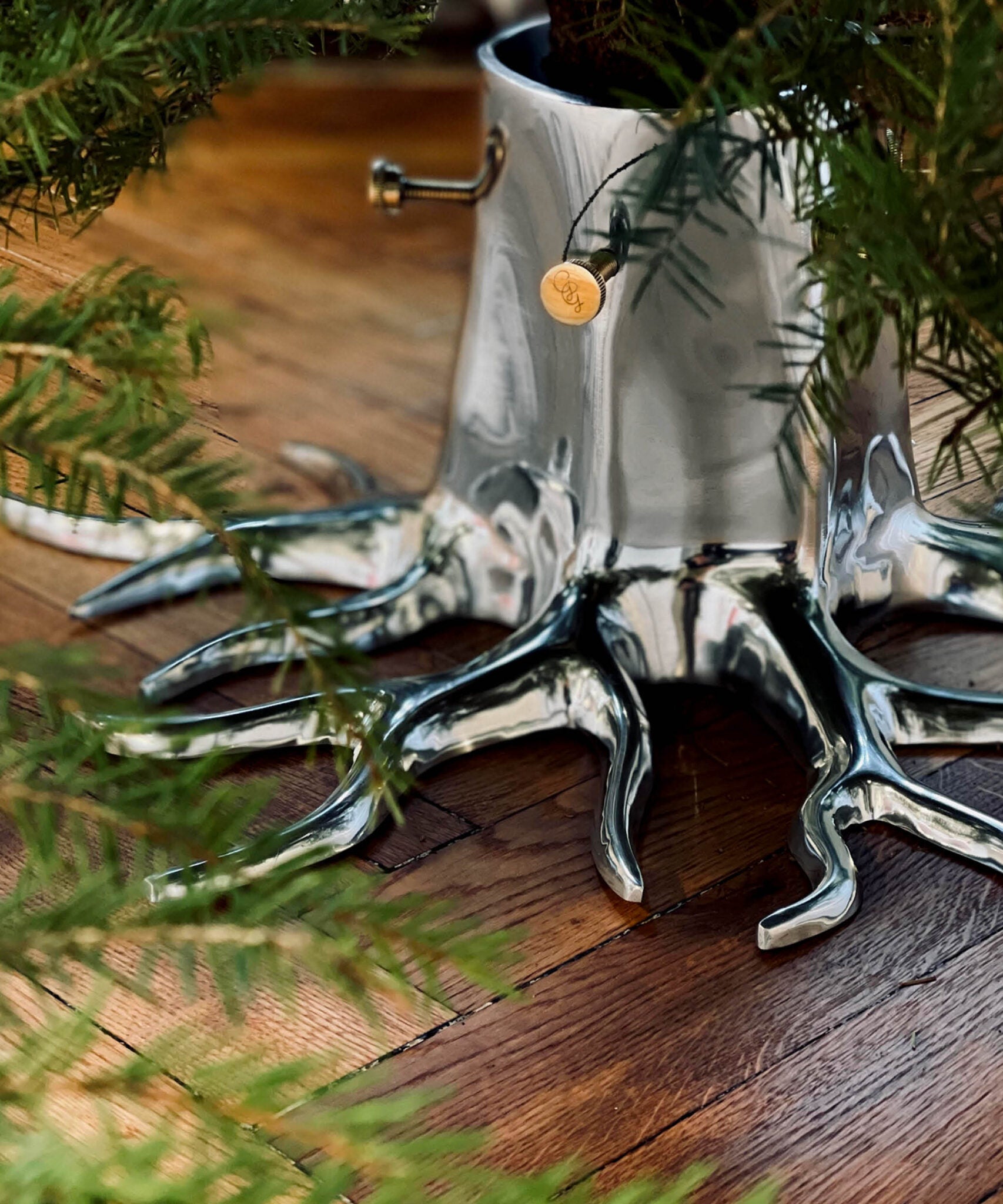 Christmas Tree Stand Silver
