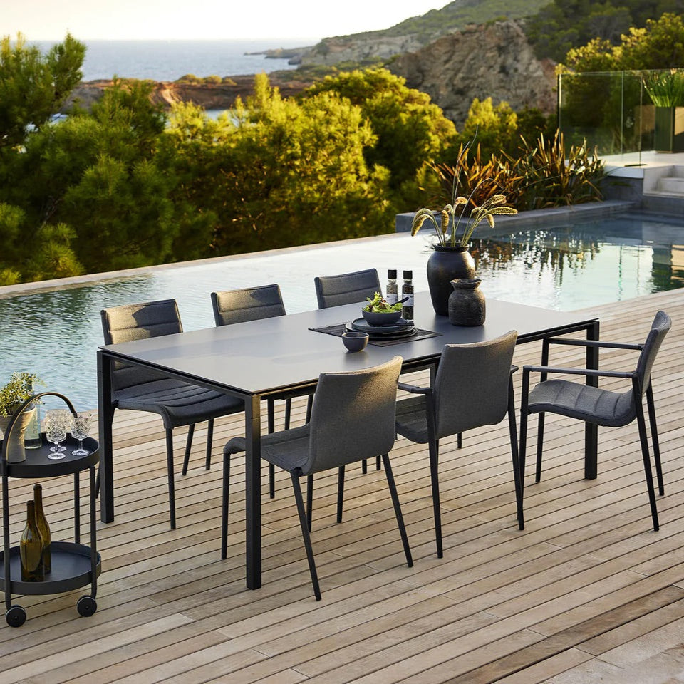 Cane-Line I Pure Tisch 200 cm, rechteckig