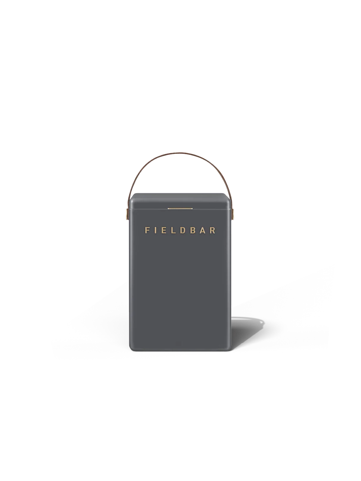 Fieldbar Drinks Box Kühlbox Oyster Grey aus ABS-Komposit in dunklem Graphitgrau