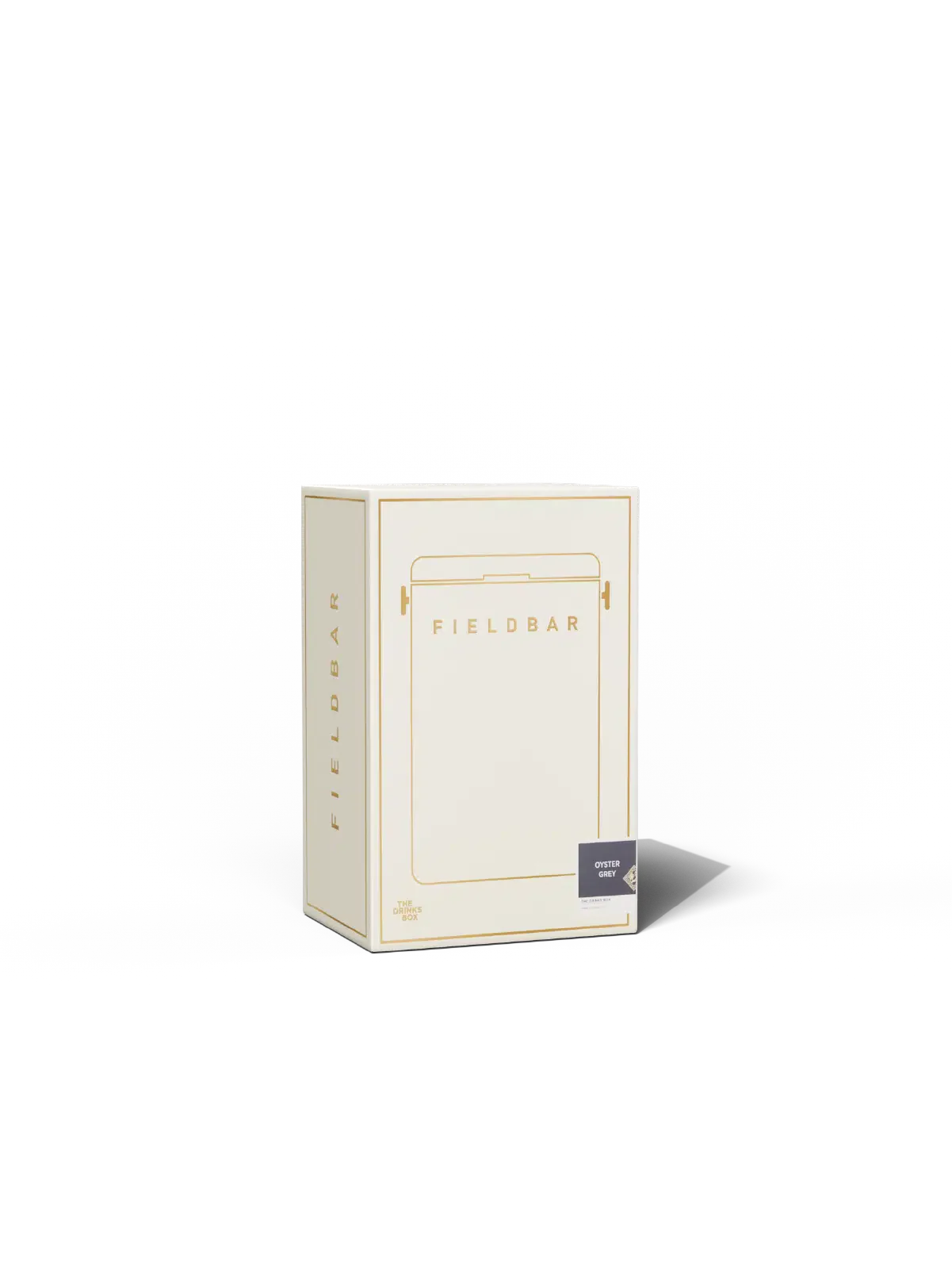 Fieldbar Drinks Box Oyster Grey in Geschenkverpackung