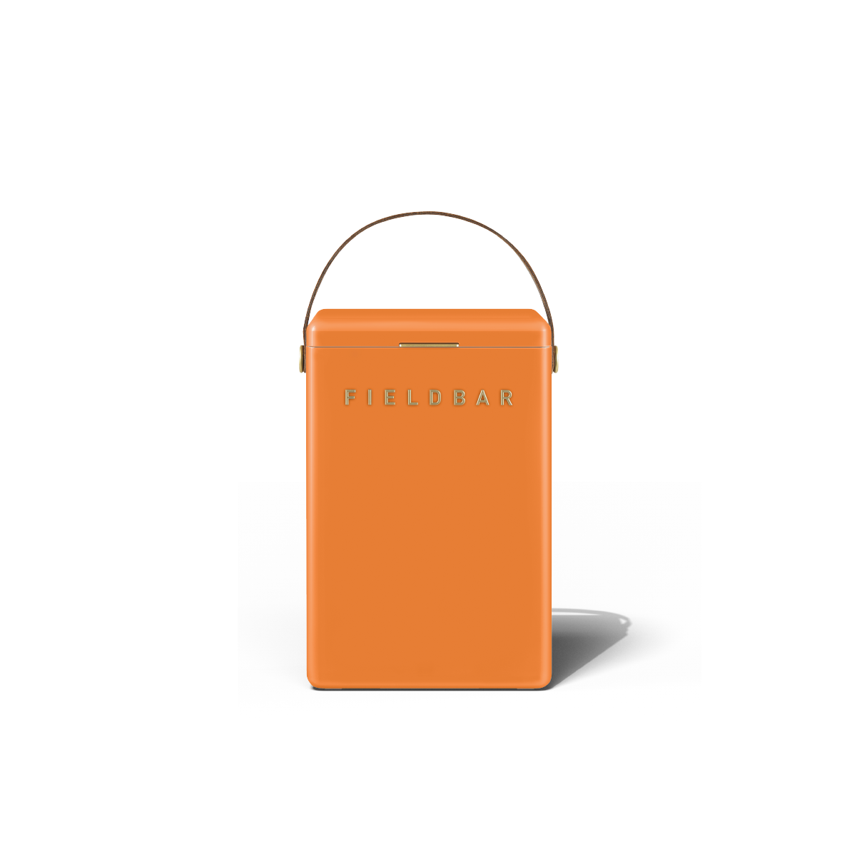 Fieldbar Kühlbox 10L Orange – Frontansicht