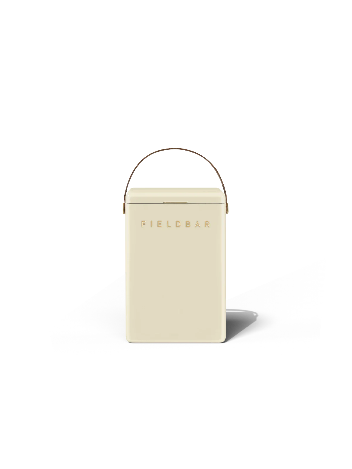 Fieldbar Drinks Box Kühlbox Safari White aus ABS-Komposit in cremigem Elfenbeinweiß