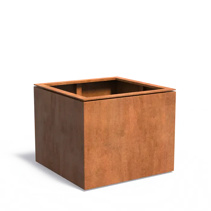 Adezz I Domus Pflanzgefäß aus Cortenstahl