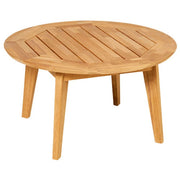 Traditional Teak I Diana Mosaic-Teak Loungetisch 80 cm, rund