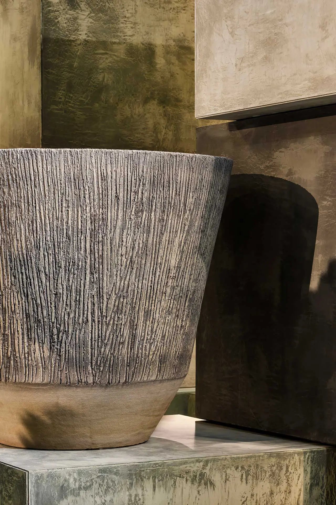 Domani Albi Pflanzgefäß Ton