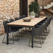 Cane-Line I Drop Esstisch 200/320 cm, ausziehbar