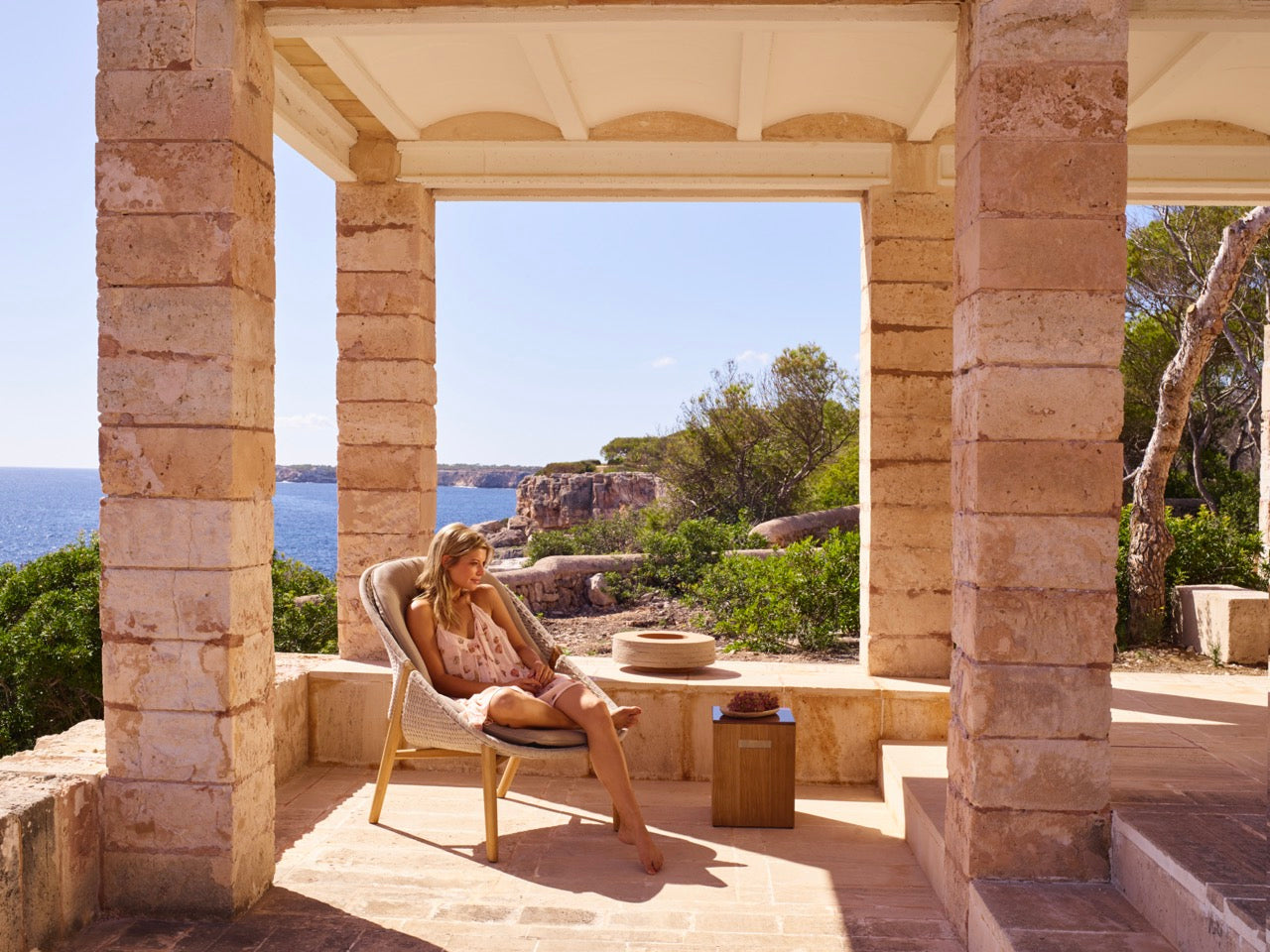 Tribu I Elio Lounge-Sessel mit hoher Rückenlehne