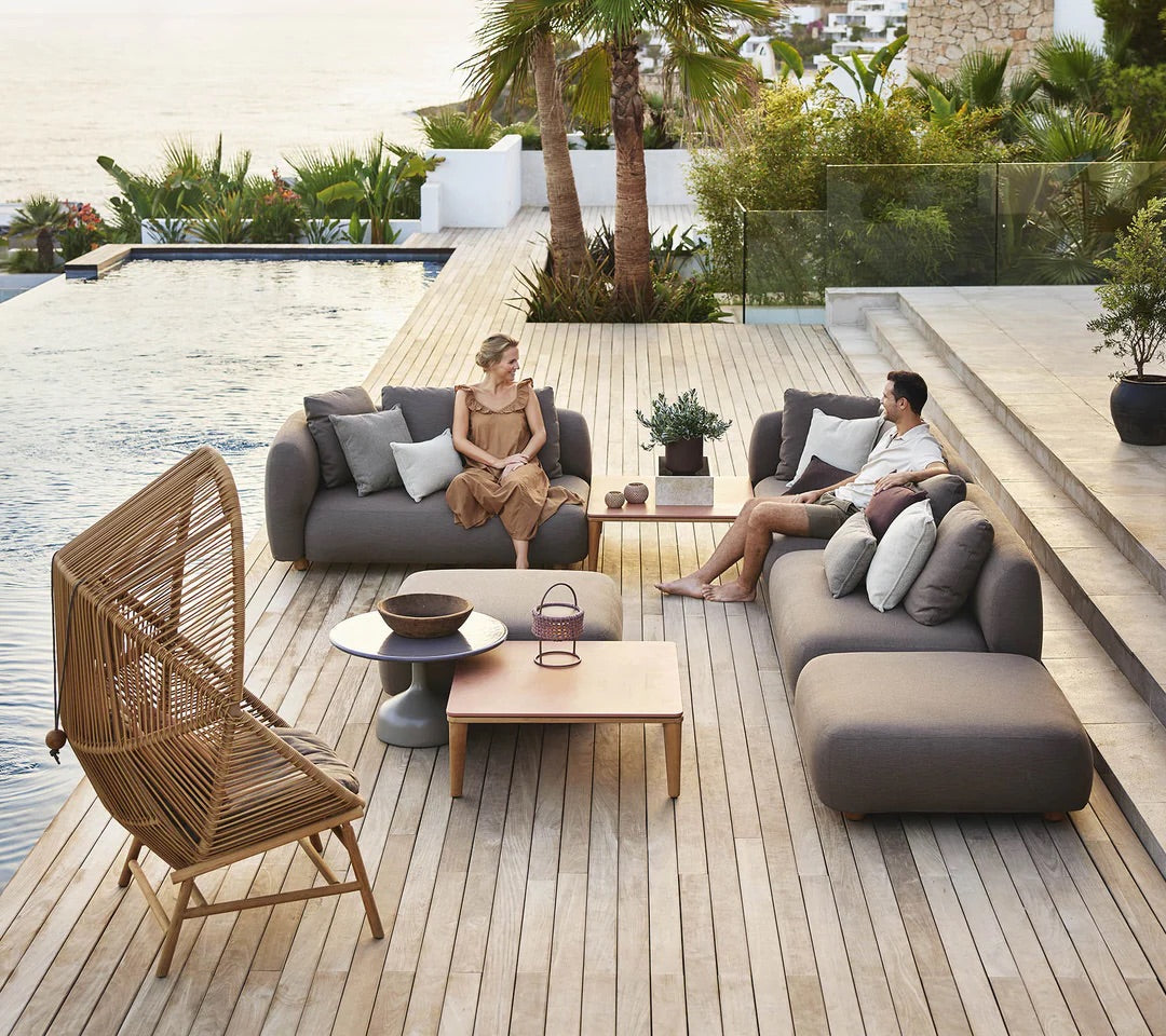 Cane-Line I Capture Zweisitzermodul mit Armlehne rechts