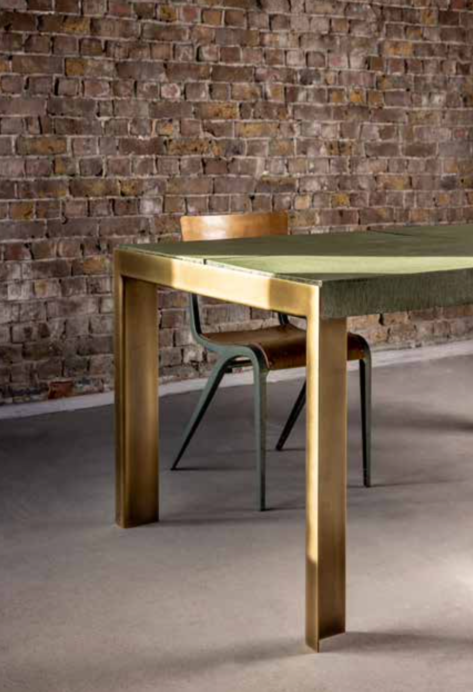 Atelier Vierkant CLAY TABLE Green Small 180cm