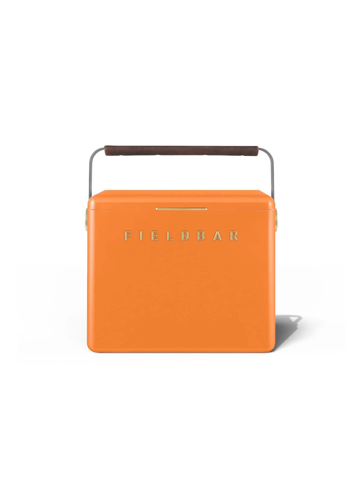 Fieldbar Gin Trunk Kühlbox Orchard Orange aus ABS-Komposit in warmem Orange