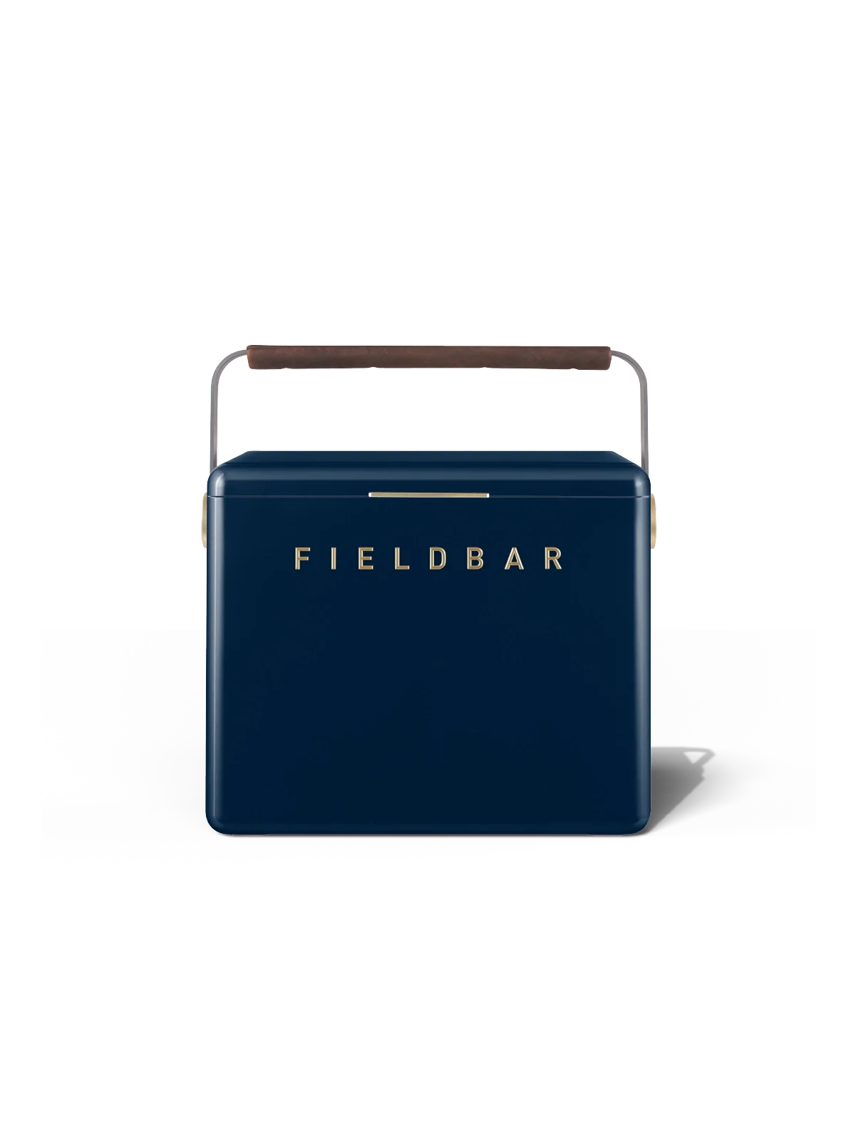 Fieldbar Gin Trunk Kühlbox Sea Boat Blue aus ABS-Komposit in tiefem Marineblau