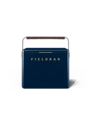 Fieldbar Gin Trunk Kühlbox Sea Boat Blue aus ABS-Komposit in tiefem Marineblau