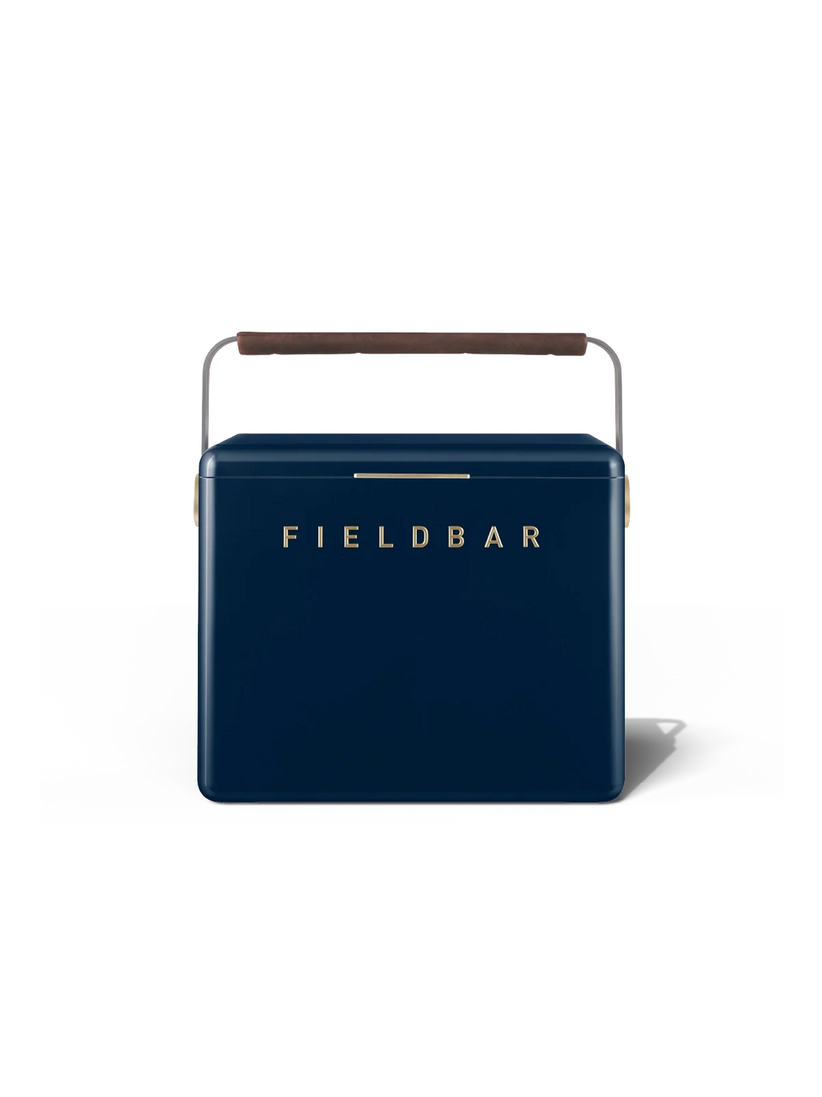 Fieldbar Gin Trunk Kühlbox Sea Boat Blue aus ABS-Komposit in tiefem Marineblau