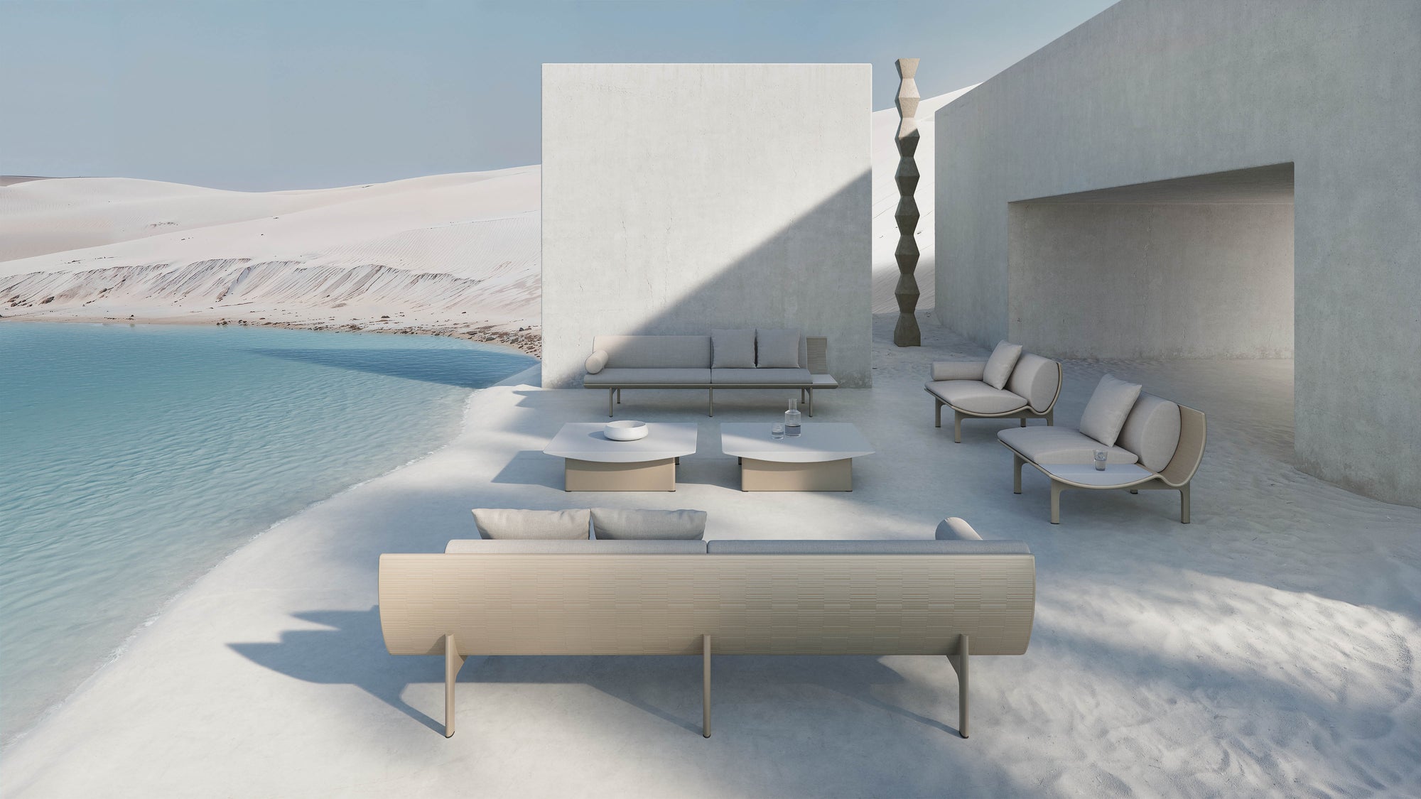 Gandia Blasco I Dunne Sofa 255 cm