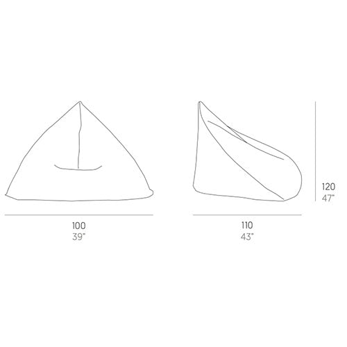 Gandia Blasco Sail Sitzsack Maße