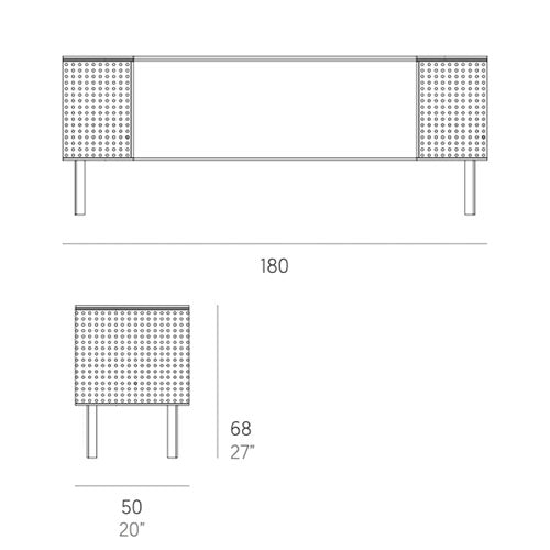 Gandia Blasco Solanas Sideboard Maße