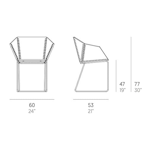 Gandia Blasco Textile Essstuhl mit Armlehnen Maße