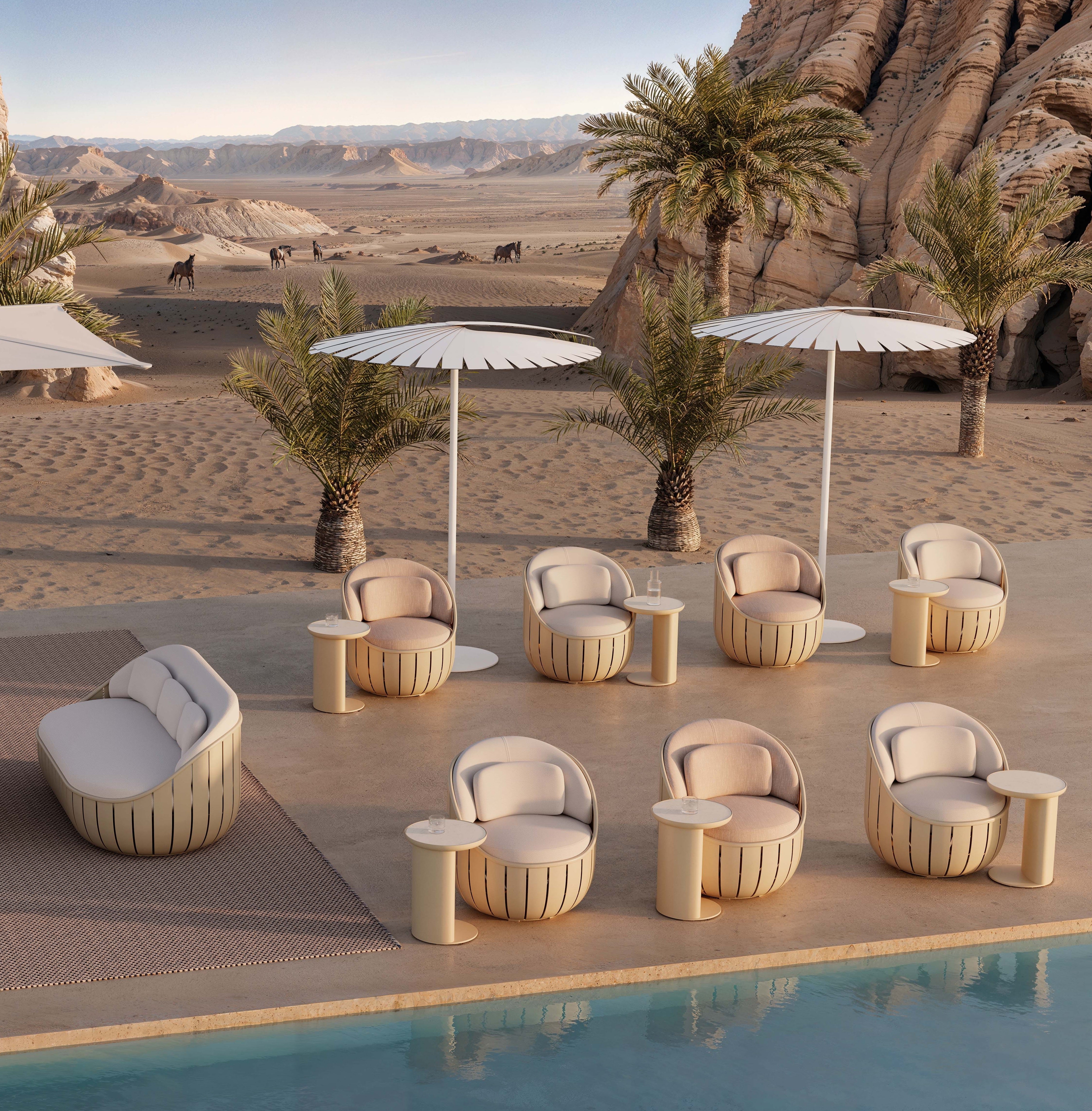 Gandia Blasco I Arena Beistelltisch C 37 cm, rund