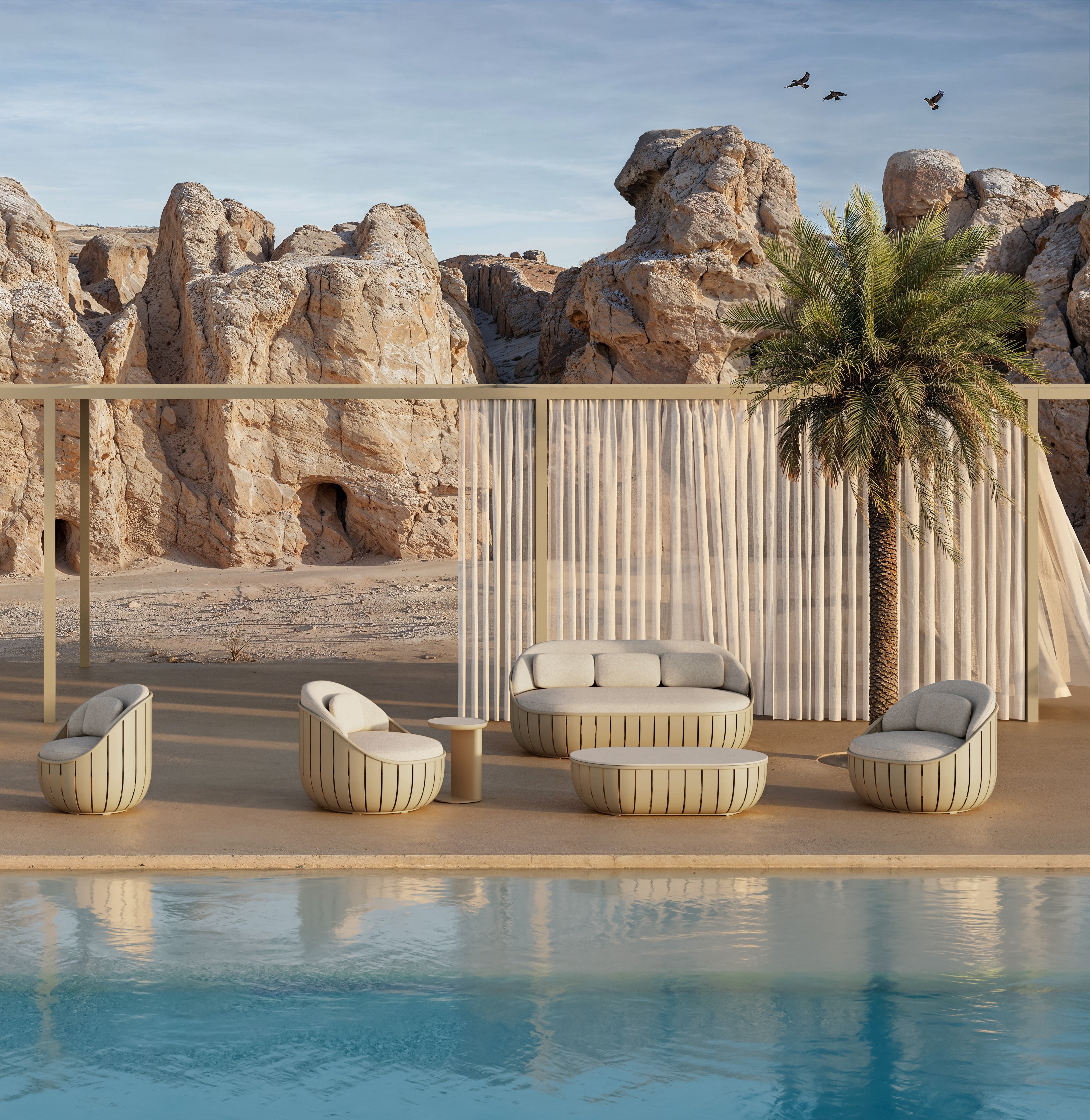 Gandia Blasco I Arena Club-Sessel