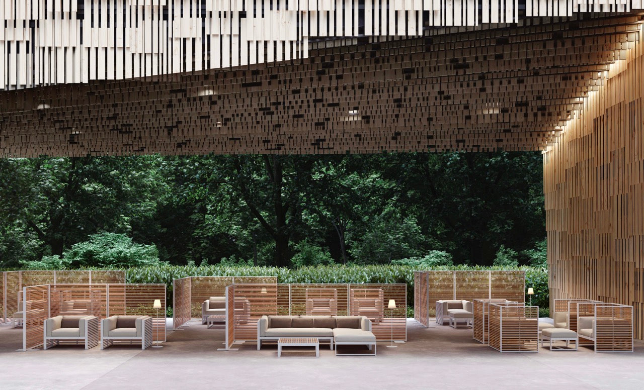 Gandia Blasco I DNA Loungetisch 91 cm, quadratisch