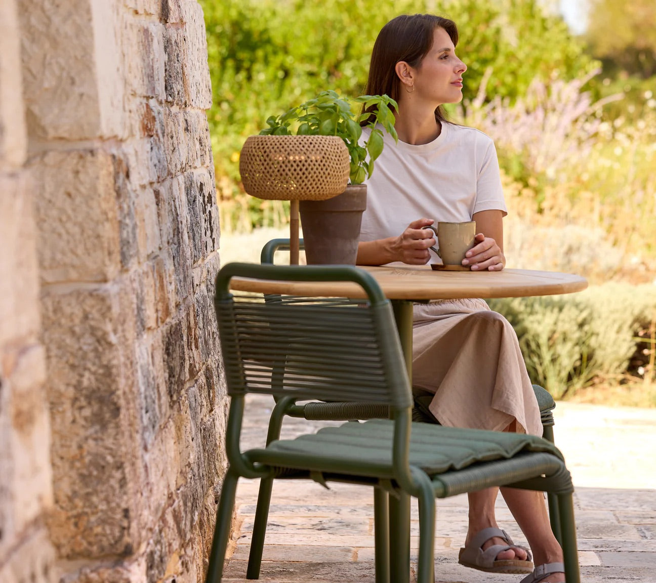 Cane-Line I Al Dente Stuhl stapelbar, 2er Set