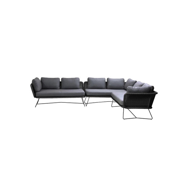 Cane-Line I Horizon großes modulares Ecksofa
