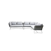 Cane-Line I Horizon großes modulares Ecksofa