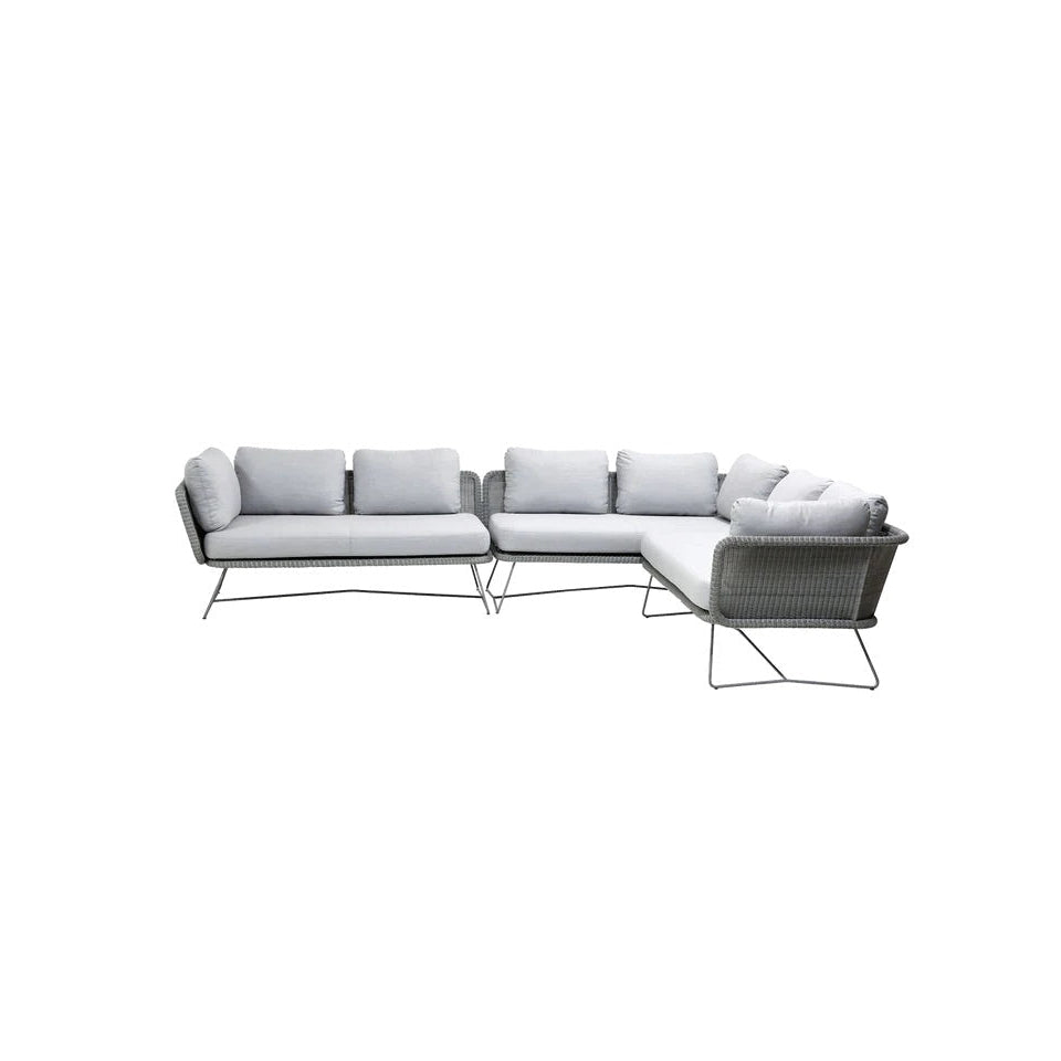 Cane-Line I Horizon großes modulares Ecksofa