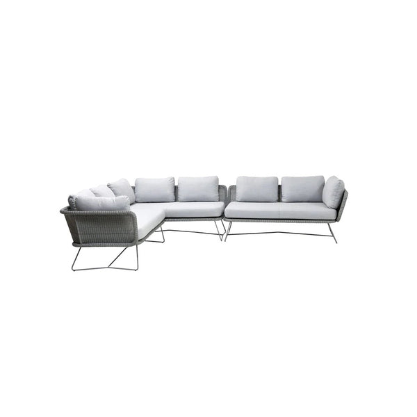 Cane-Line I Horizon großes modulares Ecksofa