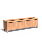 Das VALENCIA Pflanzgefäß aus Hartholz bietet eine lange Lebensdauer und wird im Laufe der Zeit grauer, was ihm eine schöne Patina verleiht.