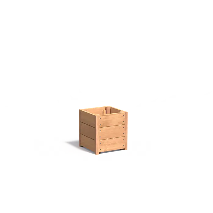 Adezz I Carrez aus Hartholz, quadratisch