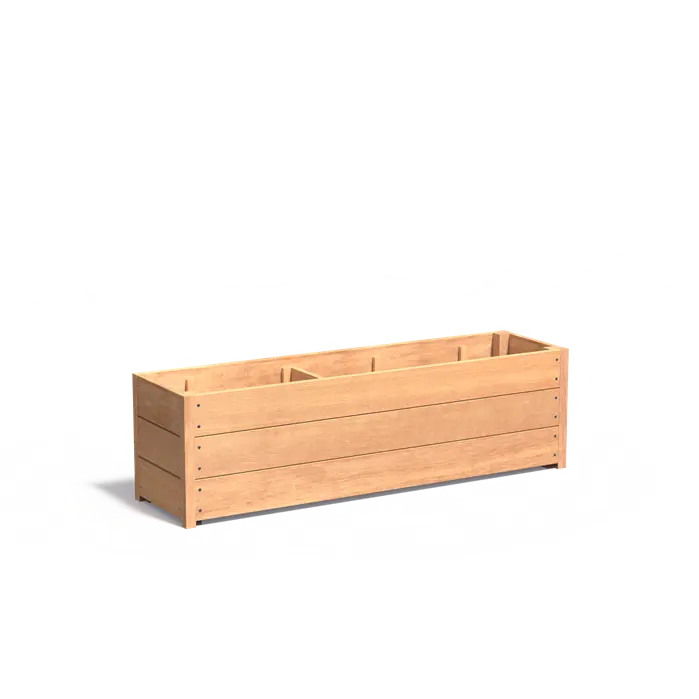 Adezz I Carrez aus Hartholz, rechteckig