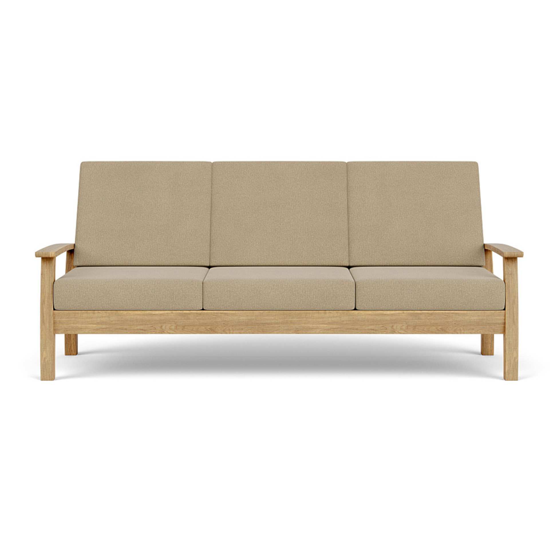 Barlow Tyrie Haven Sofa 214 cm – Detailansicht Teak und Verarbeitung