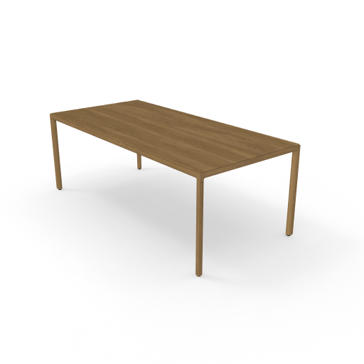Tribu I Illum Teak Dining Table 267 cm, rectangular