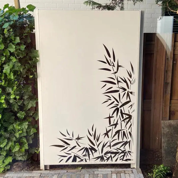 Aluminum bamboo pattern panels 