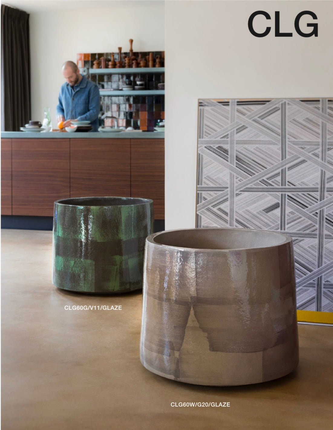 Die glatte Oberfläche und das robuste Material machen das CLG Pflanzgefäß sowohl funktional als auch ästhetisch ansprechend.