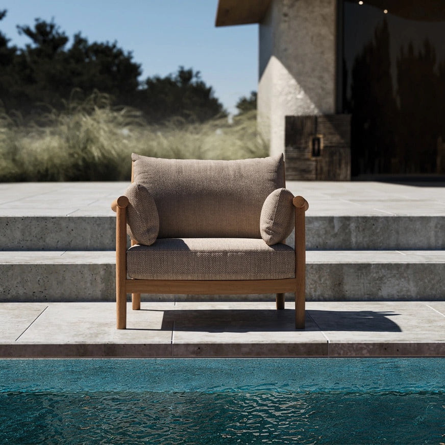 Traditional Teak Isabella Loungesessel – Bild 7