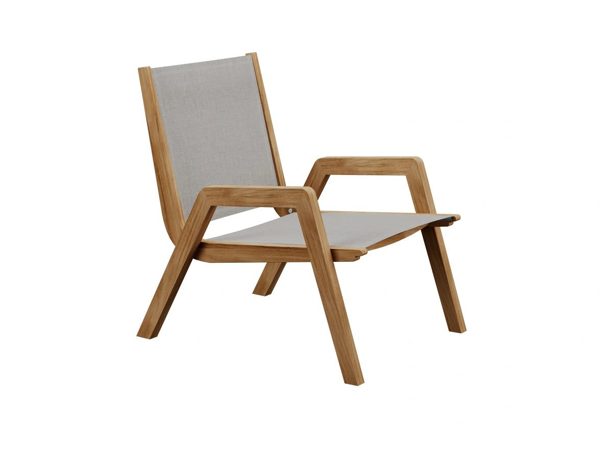 Traditional Teak Kate Loungestuhl mit und ohne Fußhocker