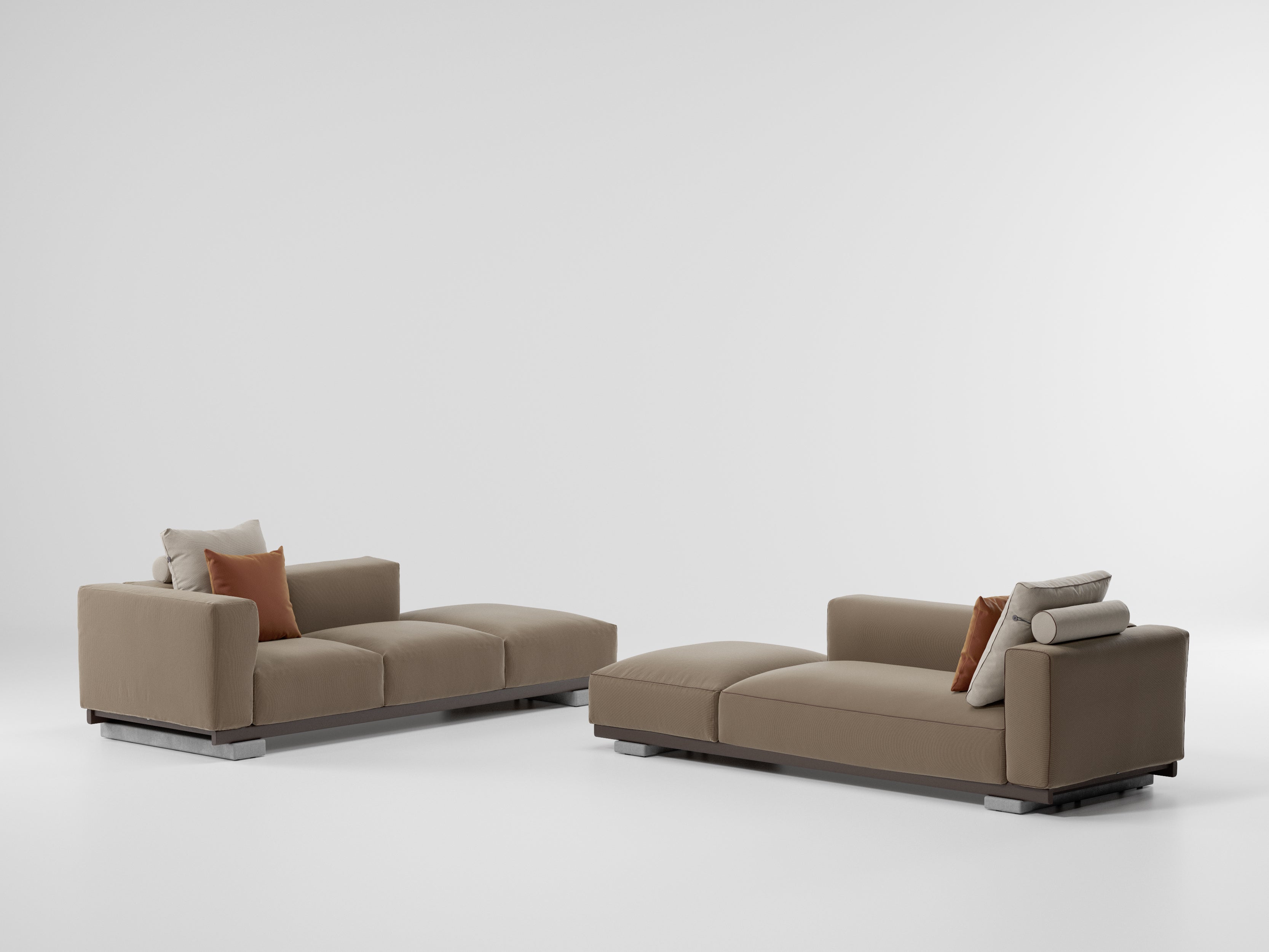 Kettal I Molo Left Corner 3-Seater Open