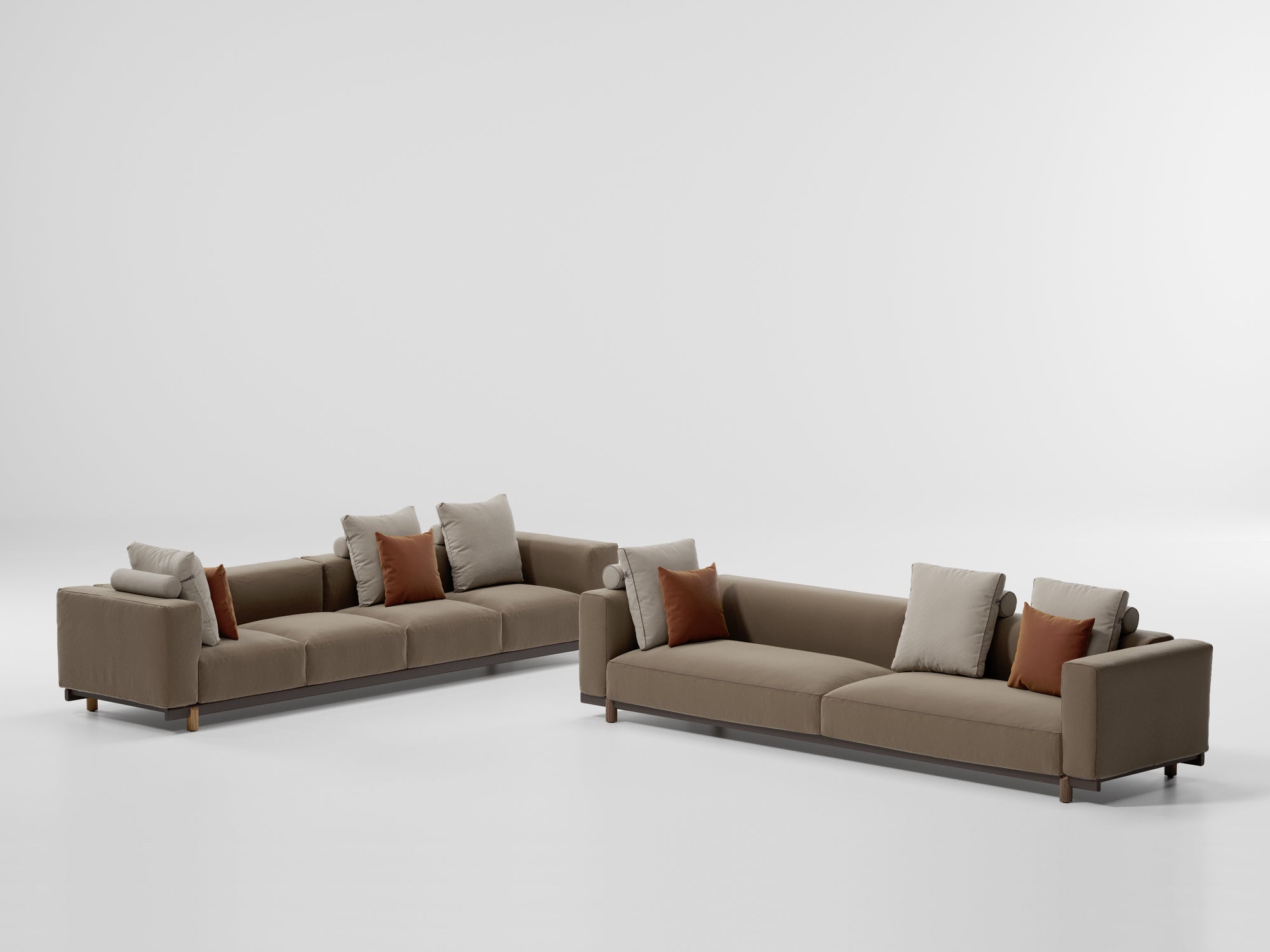 Kettal I Molo 4-Sitzer Sofa 348 cm