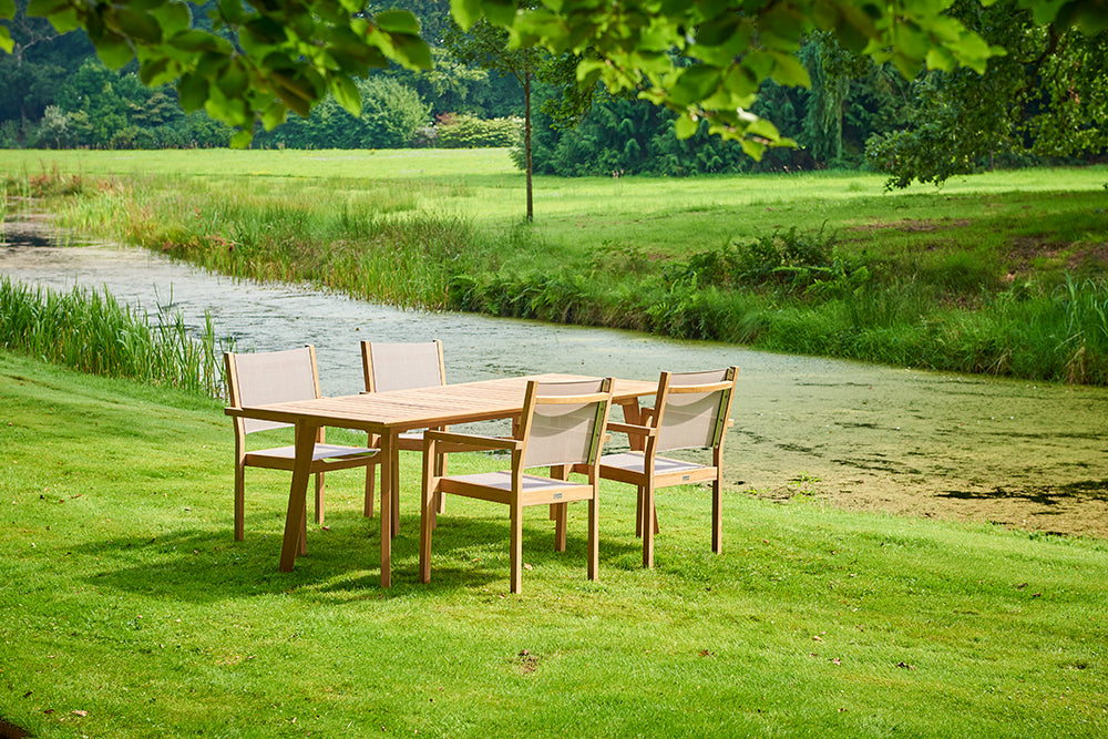 Traditional Teak I Luna Dining Table 217 cm, rectangular